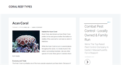 Desktop Screenshot of coralreeftypes.com